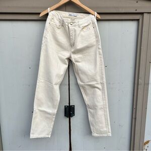Zara Women's Cream Jeans